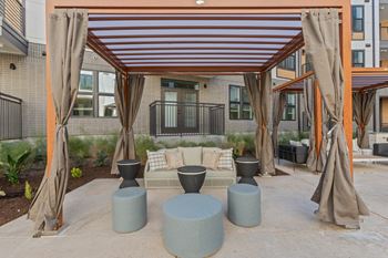 Lenox burnet apartments in austin, texas cabanas